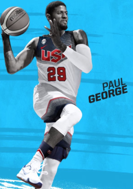 Paul george cheap olympic jersey